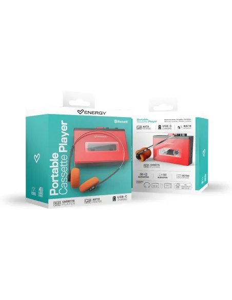 Reproductor Energy Sistem Reproductor Cassette Portátil