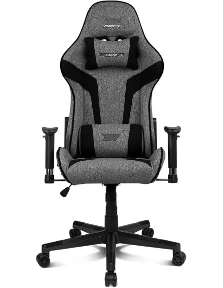 DRIFT DR90XXL Silla Gaming Tela Gris Negro