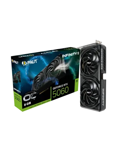 Palit GeForce RTX 5060 Infinity 2 OC 8GB GDDR7 Reflex 2 RTX AI DLSS4