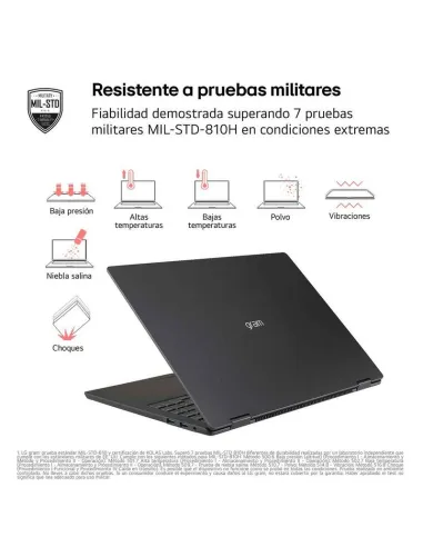 Portátil LG gram Pro 16Z90TR-E.AD88B con RTX 5050 8GB