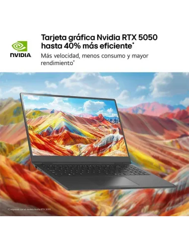 Portátil LG gram Pro 16Z90TR-E.AD88B con RTX 5050 8GB