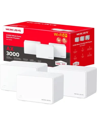 Sistema mesh Mercusys Halo H80X Pack de 3 Wi-Fi 6 AX3000