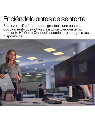 HP USB-C 100W G6 Dock: carga 100 W, 2,5GbE y 3 monitores
