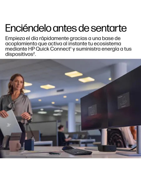HP USB-C 100W G6 Dock: carga 100 W, 2,5GbE y 3 monitores