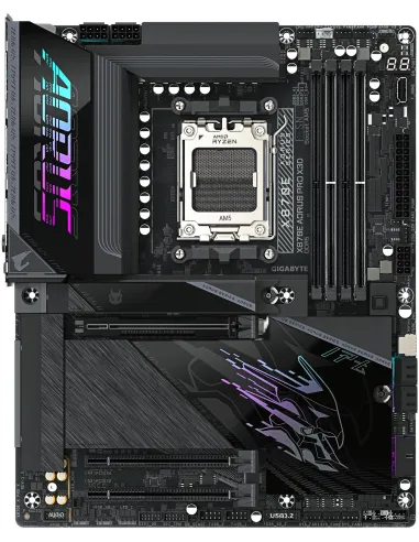 GIGABYTE X870E AORUS PRO X3D: Wi-Fi 7, 5GbE, USB4 y DDR5