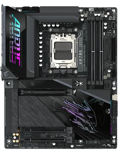 GIGABYTE X870E AORUS PRO X3D: Wi-Fi 7, 5GbE, USB4 y DDR5