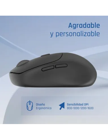 Ratón iggual NANO-OFFICE-6D Ratón inalámbrico con 1600 DPI