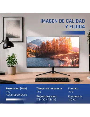 Monitor iggual ML27SMM IGG320792 de 27" FHD 120 Hz altavoces