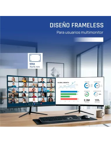 Monitor iggual ML24SMM IGG320808 23.8" Full HD con altavoces
