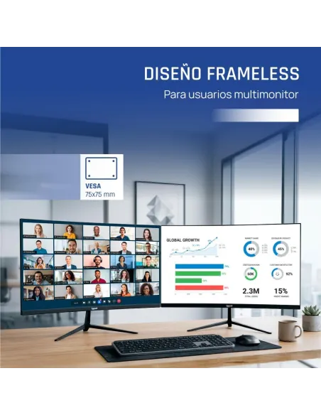 Monitor iggual ML24SMM IGG320808 23.8" Full HD con altavoces