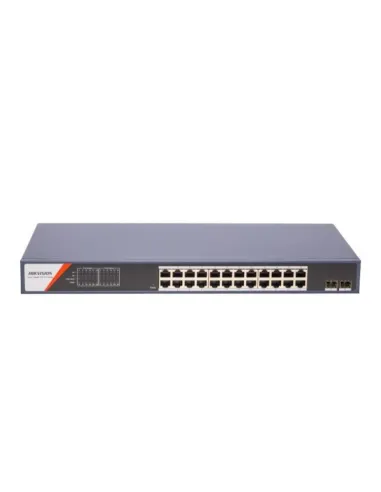Hikvision DS-3E1526P-SI-24P2F Switch POE Inteligente de 24 Puertos Gigabit