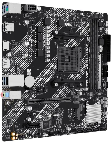 ASUS PRIME A520M-K ARGB: placa base AM4 micro-ATX A520 DDR4