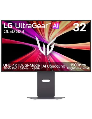 LG UltraGear 32GX870B-B 31,5" UltraHD 4K 240Hz OLED HDR500 True Black FreeSync G-SYNC Altura ajustable
