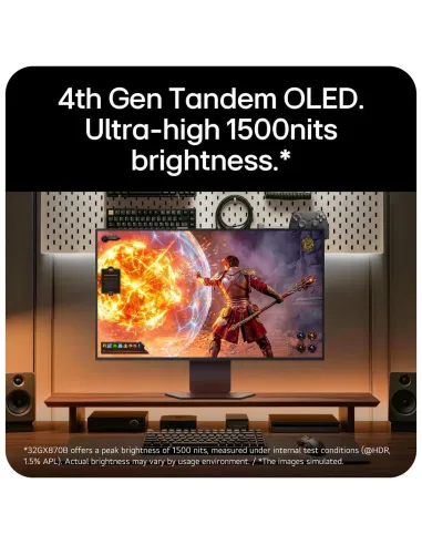 LG UltraGear 32GX870B-B: monitor OLED 32 pulgadas 4K 240 Hz