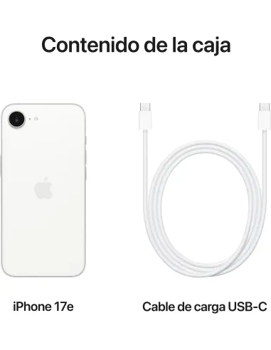 Smartphone Apple iPhone 17e 512 GB Blanco pantalla OLED 6,1"