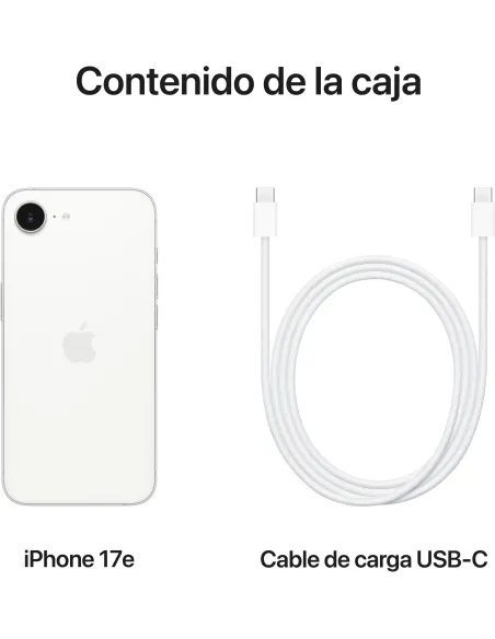 Smartphone Apple iPhone 17e 512 GB Blanco pantalla OLED 6,1"