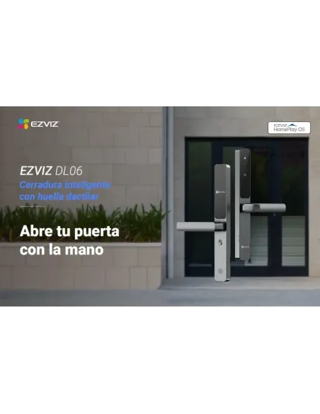 EZVIZ DL06 (CS-DL06-R100-WBCP-GR): cerradura Wi-Fi con app