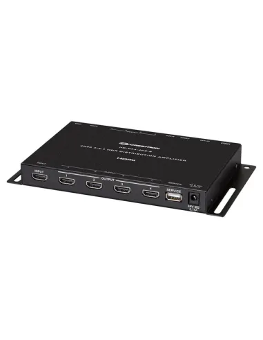 Crestron HD-DA4-4KZ-E Distribuidor HDMI 1-4 para duplicar una misma fuente en cuatro pantallas