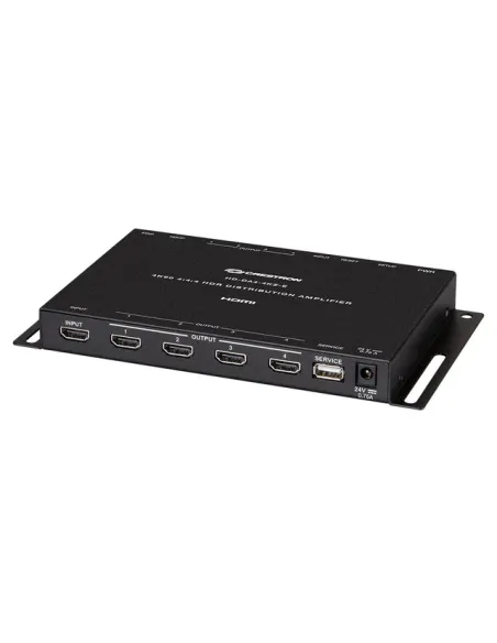 Crestron HD-DA4-4KZ-E Distribuidor HDMI 1-4 para duplicar una misma fuente en cuatro pantallas