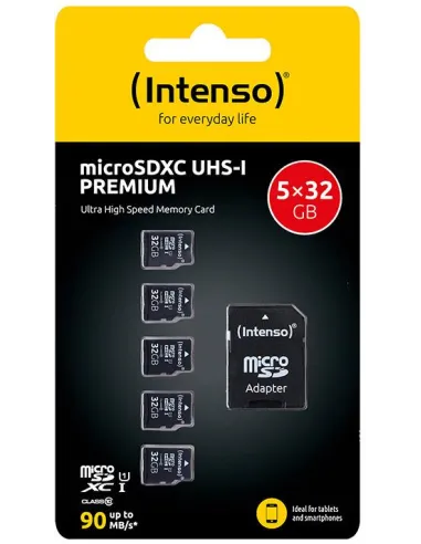 Tarjeta Intenso microSD UHS-I Premium 3423585 5x32 GB