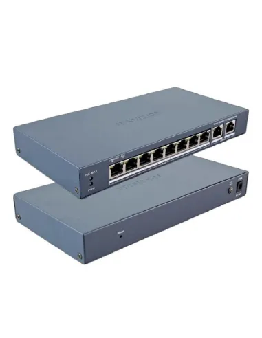 Switch PoE Hikvision DS-3E1510P-EI/M 8+2 Gigabit 60W CCTV