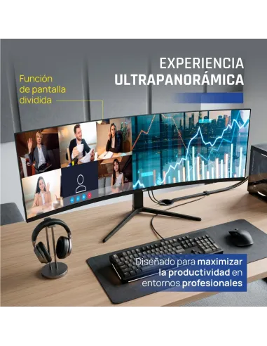 Monitor iggual IGG320679 49" DQHD 240Hz USB-C 90W VA HDR