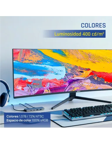 Monitor iggual IGG320679 49" DQHD 240Hz USB-C 90W VA HDR