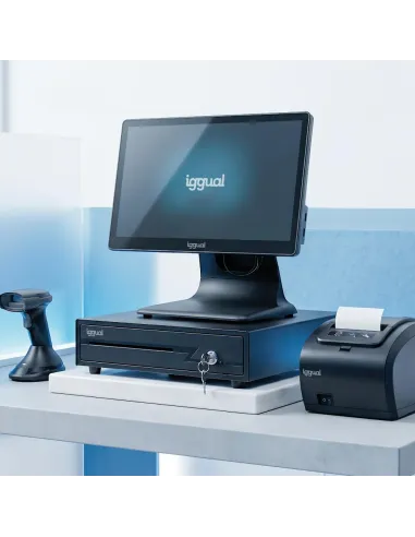 TPV táctil iggual IGG320754 15,6" N100 Windows 11 Pro Wi-Fi