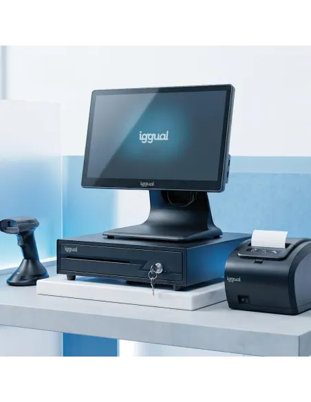 TPV táctil iggual IGG320754 15,6" N100 Windows 11 Pro Wi-Fi