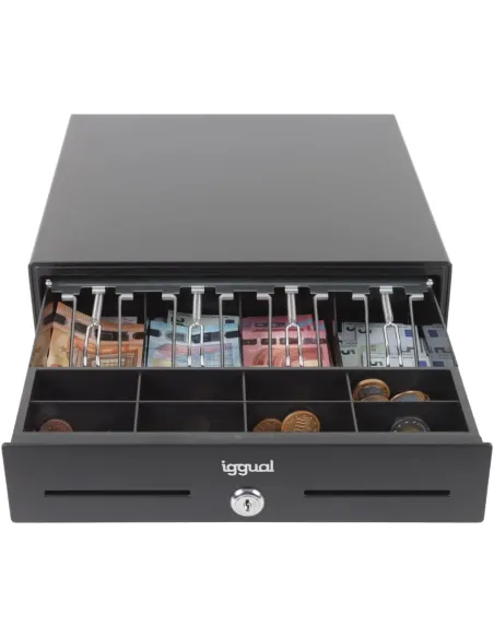 iggual Iron-XS IGG320709 Cajon Portamonedas Negro