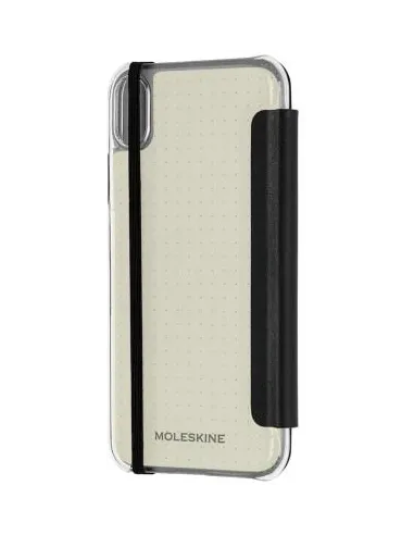 Moleskine Clear Book-Type Case iPhone XR con plantillas
