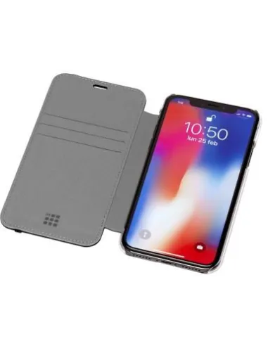 Moleskine Clear Book-Type Case iPhone XR con plantillas