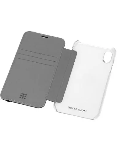 Moleskine Clear Book-Type Case iPhone XR con plantillas