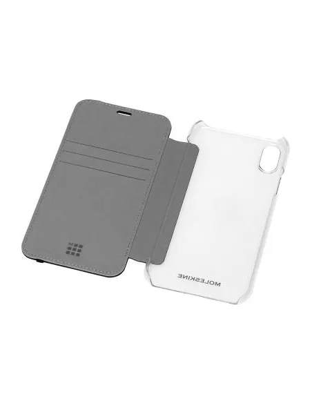 Moleskine Clear Book-Type Case iPhone XR con plantillas