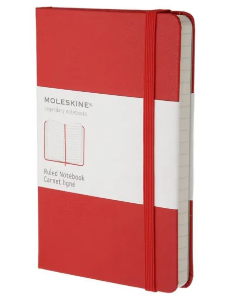 Moleskine Classic Large rayada roja tapa dura
