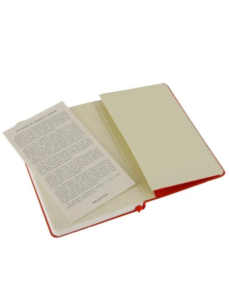Moleskine Classic Large rayada roja tapa dura: 13 x 21 cm