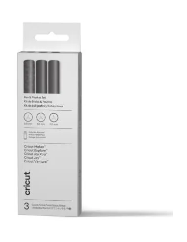 Cricut Permanent Metallic Markers 1,0 mm: pack de 3 tonos