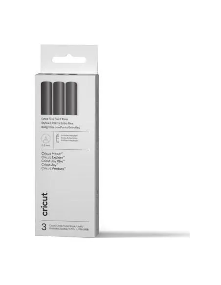 Cricut Extra Fine Point Pens 0,3 mm con Adaptador