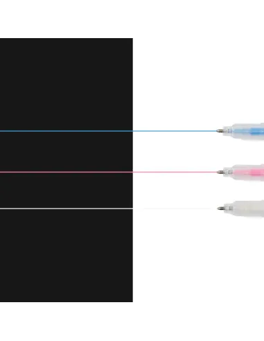 Cricut Acrylic Gel Pens 1,0 mm: pack rosa blanco y azul