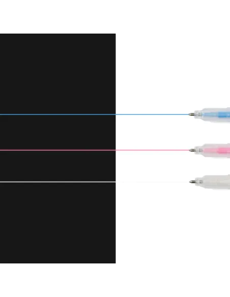 Cricut Acrylic Gel Pens 1,0 mm: pack rosa blanco y azul
