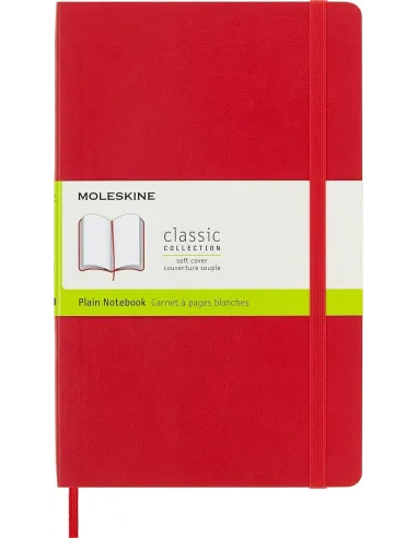 Moleskine Classic XL Cuaderno de Hoja Lisa y Tapa Blanda Roja