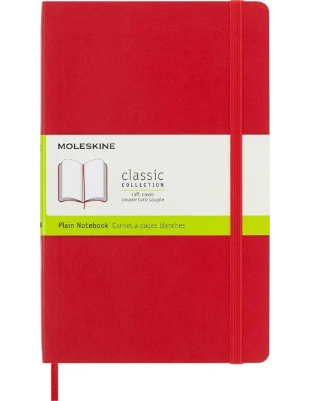 Moleskine Classic XL Cuaderno de Hoja Lisa y Tapa Blanda Roja