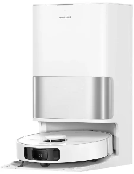 Dreame D30 Ultra Blanco Robot aspirador y Lavador  25 000 Pa 3D Lidar con estación de autolimpieza blanca