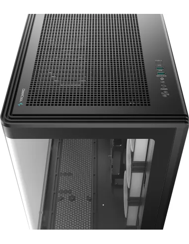 Caja PC DeepCool CG590U 5F Negro ATX con 5 ventiladores