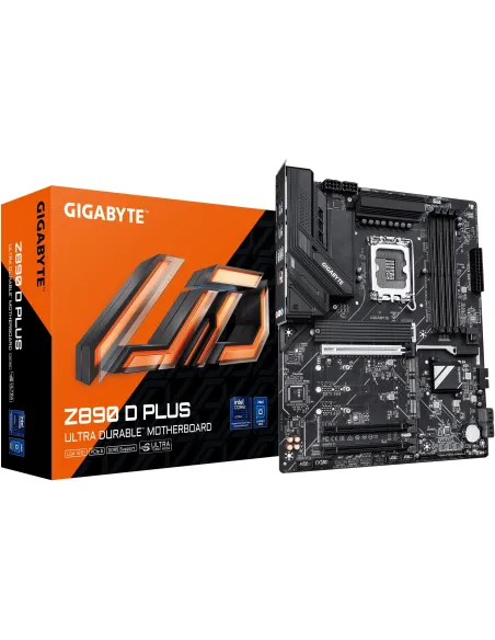 GIGABYTE Z890 D PLUS Intel Z890 LGA 1851 DDR5 ATX 2.5GbE PCIe 5.0 M.2 RAID