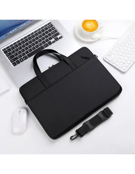 Maletín negro Nilox NXB033 para portátil 15,6" resistente