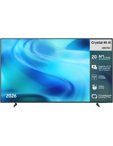 Samsung U8075H 85" Crystal UHD 4K Vision Smart TV con Gaming Hub 120Hz (2026)