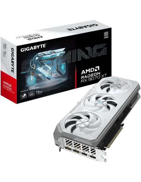 Tarjeta Gráfica GIGABYTE Radeon RX 9070 XT GAMING OC ICE