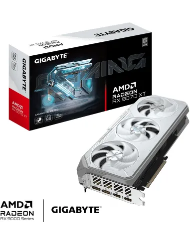 GIGABYTE Radeon RX 9070 XT GAMING OC ICE 16GB GDDR6 White