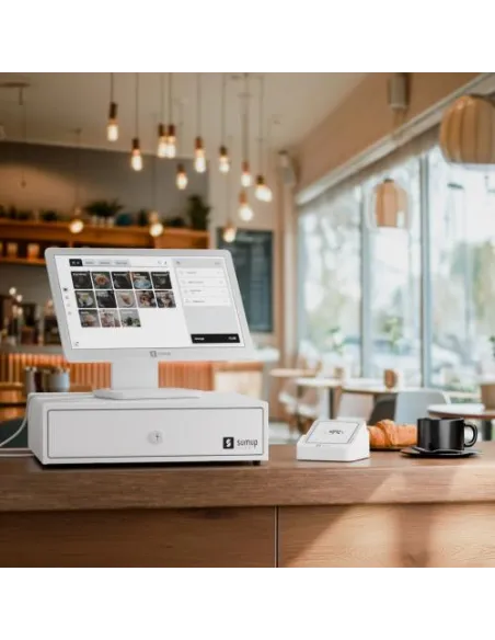 SumUp Cash Drawer blanco | para TPV 5 billetes y 8 monedas